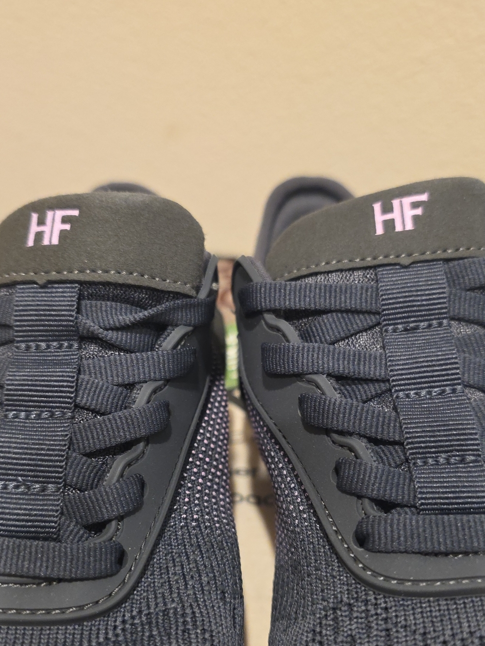 HF Grey Knit Slip-On Sneakers Size 7 - Picture 6 of 8